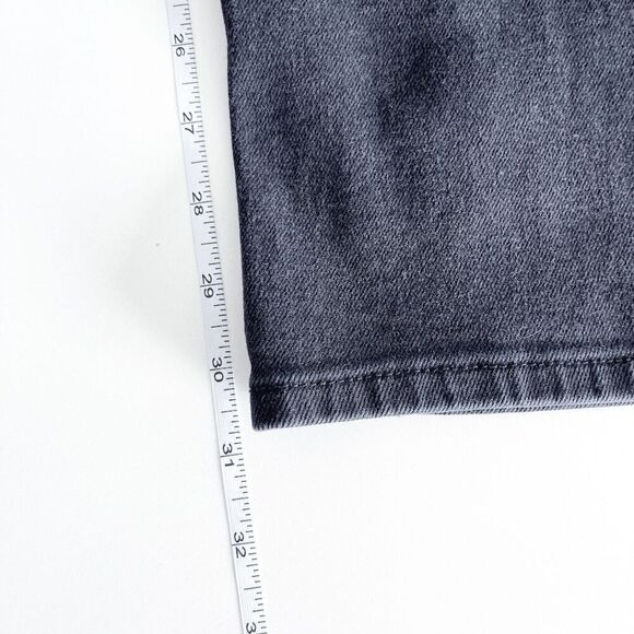 Lawman Women's Slim Fit Jeans Bootcut Denim Rhinestones Black Western Size 7 - Picture 7 of 9